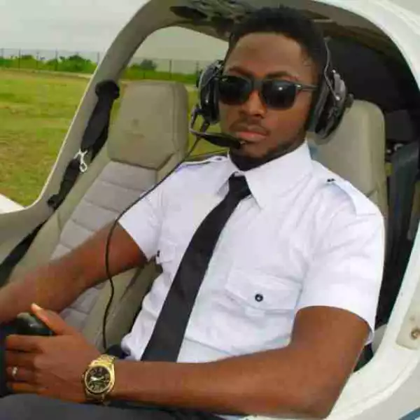 Pilot & BBNaija Contestant, Miracle, Flying An Airplane (Video)